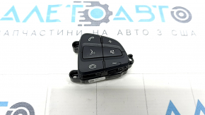 Steering wheel control buttons right Mercedes GLA 14-20 black, paint swelled