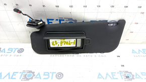 Left visor Jaguar F-Pace X761 17-18 black, with backlight, without hook, for cleaning