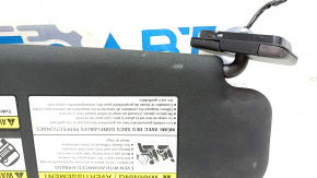Left visor Jaguar F-Pace X761 17-18 black, with backlight, without hook, for cleaning