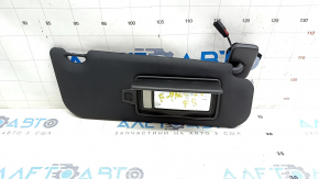 Right visor Jaguar F-Pace X761 17-18 black, with backlight, without hook, for cleaning
