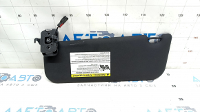 Right visor Jaguar F-Pace X761 17-18 black, with backlight, without hook, for cleaning