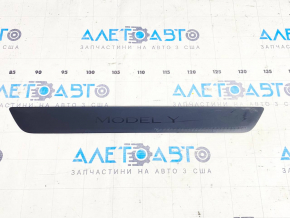 Door sill trim front right outer Tesla Model Y 20 - black, scratches