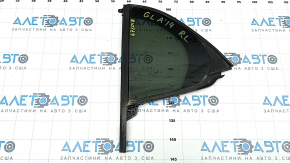 Door glass triangle with seal rear left Mercedes GLA 15-20 tinted, scuffed seal