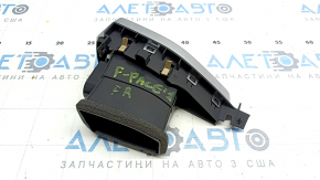 Right dashboard air duct Jaguar F-Pace X761 17-20 gray, crack in mount