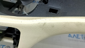 Dashboard front panel without AIRBAG Mercedes GLA 14-20 leather black with beige, dents, for dry cleaning