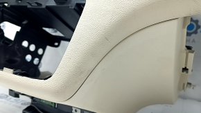 Dashboard front panel without AIRBAG Mercedes GLA 14-20 leather black with beige, dents, for dry cleaning