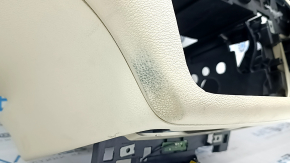 Dashboard front panel without AIRBAG Mercedes GLA 14-20 leather black with beige, dents, for dry cleaning