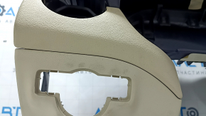 Dashboard front panel without AIRBAG Mercedes GLA 14-20 leather black with beige, dents, for dry cleaning