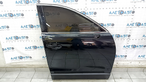 Door assembly front right Mazda CX-9 16- black 41W, keyless, butt, broken lower trim fasteners