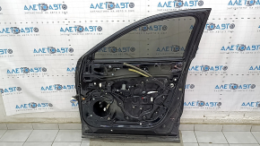 Door assembly front right Mazda CX-9 16- black 41W, keyless, butt, broken lower trim fasteners