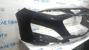 Front bumper bare Chevrolet Malibu 19- without parking sensors black GB8, scratches