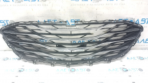 Radiator grill grill Chevrolet Malibu 19- lower part, chrome, without parking sensors, no fragment, broken mount, sand
