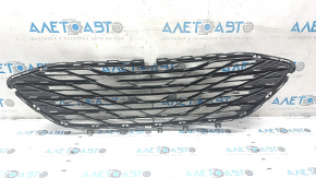 Radiator grill grill Chevrolet Malibu 19- lower part, chrome, without parking sensors, no fragment, broken mount, sand