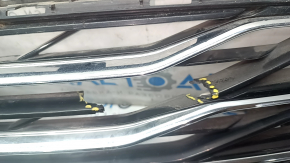 Radiator grill grill Chevrolet Malibu 19- lower part, chrome, without parking sensors, no fragment, broken mount, sand
