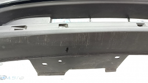 Front bare bumper Mazda CX-9 16 - for parking sensors, black, scratches, crack in mount, dented, sand