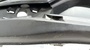 Front bare bumper Mazda CX-9 16 - for parking sensors, black, scratches, crack in mount, dented, sand
