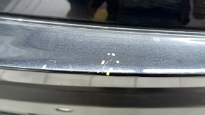 Rear bumper bare Mazda CX-9 16 - for parking sensors, without molding, black, torn, dented, scratches