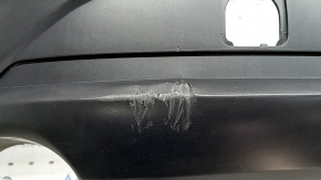 Rear bumper bare Mazda CX-9 16 - for parking sensors, without molding, black, torn, dented, scratches