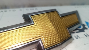 Emblem grille radiator grill Chevrolet Malibu 19- chrome, sand, rubbed
