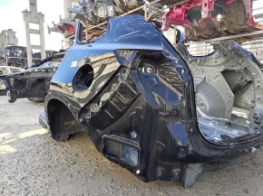 Quarter wing rear left Mazda CX-9 16- on the body, black, pokes