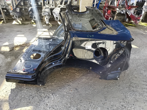 Quarter wing rear left Mazda CX-9 16- on the body, black, pokes