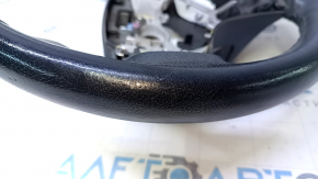 Naked steering wheel Toyota Avalon 13-18 leather black, scratches, bumps
