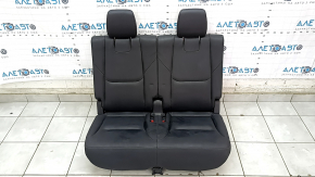 Rear row of seats 3rd row Mazda CX-9 16 - black leather, scratches, needs cleaning