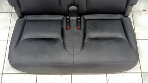 Rear row of seats 3rd row Mazda CX-9 16 - black leather, scratches, needs cleaning