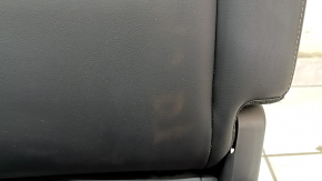 Rear row of seats 3rd row Mazda CX-9 16 - black leather, scratches, needs cleaning