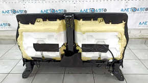 Rear row of seats 3rd row Mazda CX-9 16 - black leather, scratches, needs cleaning