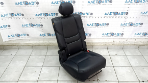 Right rear seat Mazda CX-9 16 - black leather, mechanical, perforated