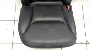 Right rear seat Mazda CX-9 16 - black leather, mechanical, perforated