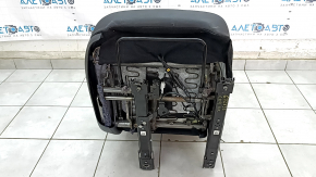 Right rear seat Mazda CX-9 16 - black leather, mechanical, perforated