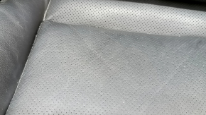 Driver's seat Mazda CX-9 16- with airbag, electric, heated, black leather, perforation, dented, scratches, needs cleaning