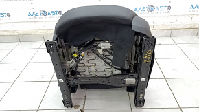 Driver's seat Mazda CX-9 16- with airbag, electric, heated, black leather, perforation, dented, scratches, needs cleaning