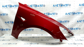 Tesla Model 3 Front Right Wing 18- Red PPMR, Crumpled