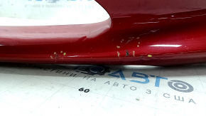 Front bare bumper Tesla Model 3 18 - for parking sensors, red, scratches
