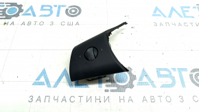 Steering wheel joystick left Tesla Model 3 21 - black matte, aluminum button, cracks in fasteners