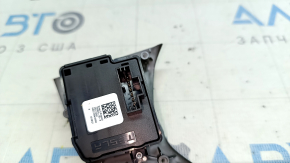 Steering wheel joystick left Tesla Model 3 21 - black matte, aluminum button, cracks in fasteners