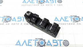 Front left window lift control Mazda CX-9 16- black with chrome, 4 auto