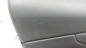 Door trim card front left Mazda CX-9 16- black with black insert leather, armrest leather, upper insert black leather, BOSE, worn, dent