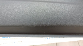 Door trim card front left Mazda CX-9 16- black with black insert leather, armrest leather, upper insert black leather, BOSE, worn, dent