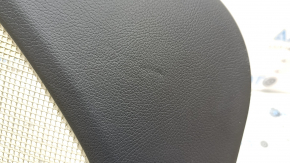 Door trim card rear left Mercedes GLA 15-20 leather black, insert beige leather, armrest leather, chrome insert, dents, scratches