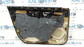 Door trim card front right Mercedes GLA 15-20 leather black, insert beige leather, armrest leather, chrome insert, butt