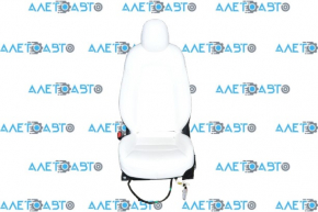 Tesla Model Y 20 driver's seat with electric airbag, white leather, dry-cleanable, cracked leather