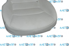 Tesla Model Y 20 driver's seat with electric airbag, white leather, dry-cleanable, cracked leather