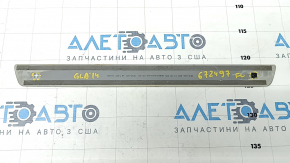 Door sill trim front left outer Mercedes GLA 14-20 chrome, broken guides, worn