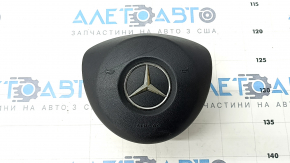 Airbag in steering wheel driver Mercedes GLA 16-20 black, scratches, chrome peeled