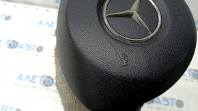 Airbag in steering wheel driver Mercedes GLA 16-20 black, scratches, chrome peeled