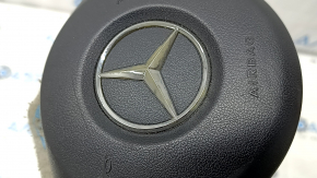Airbag in steering wheel driver Mercedes GLA 16-20 black, scratches, chrome peeled